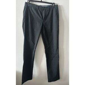 Polo Ralph Lauren Black Stretch Straight Fit Chino Pants 34x31 Pony Logo Classic